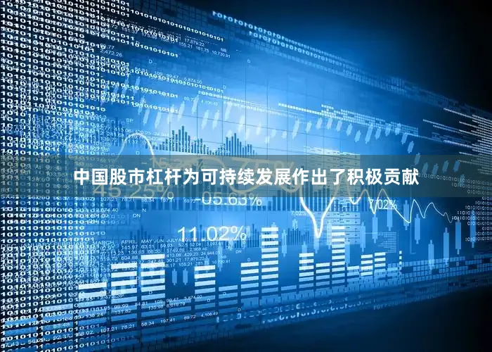 中国股市杠杆为可持续发展作出了积极贡献